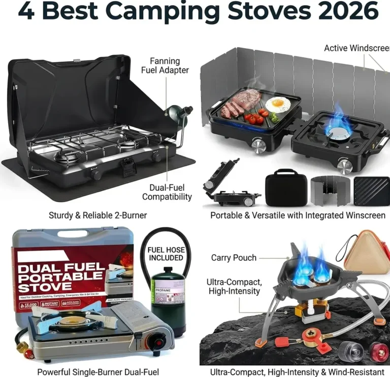 Coleman Triton 2-burner propane camping stove