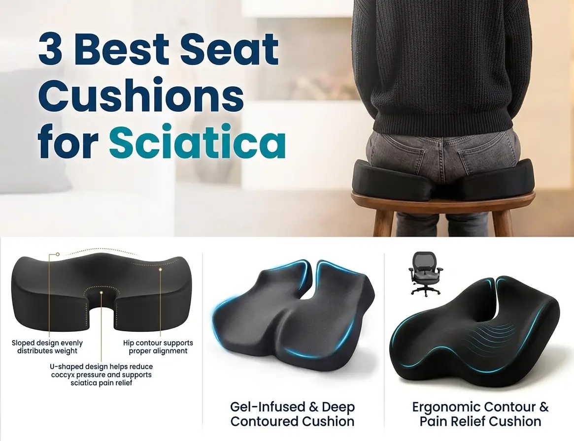 Everlasting Comfort memory foam seat cushion