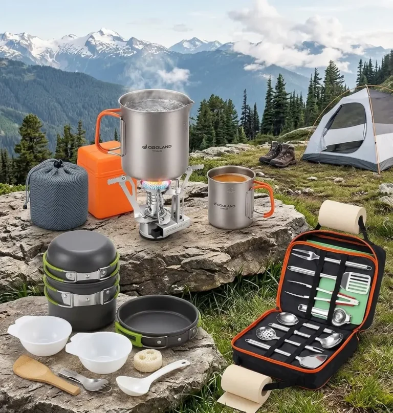 MalloMe camping cookware mess kit